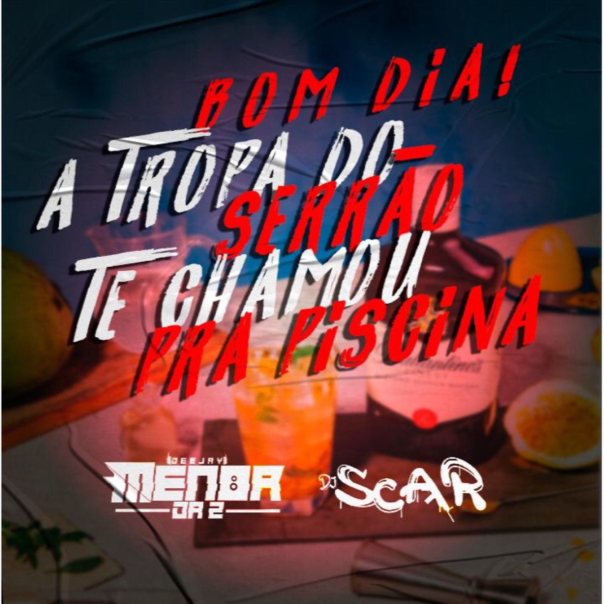 Bom Dia / A Tropa do Serrão Te Chamou pra Piscina - Single by DJ Scar, Dj Menor Da 2 & Mc Jajau album cover