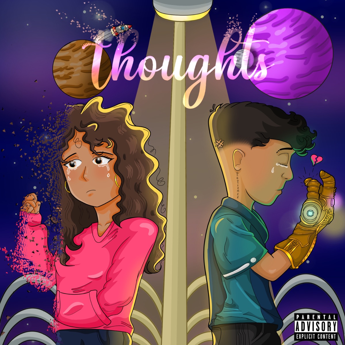 Thoughts - Single by llev' album cover