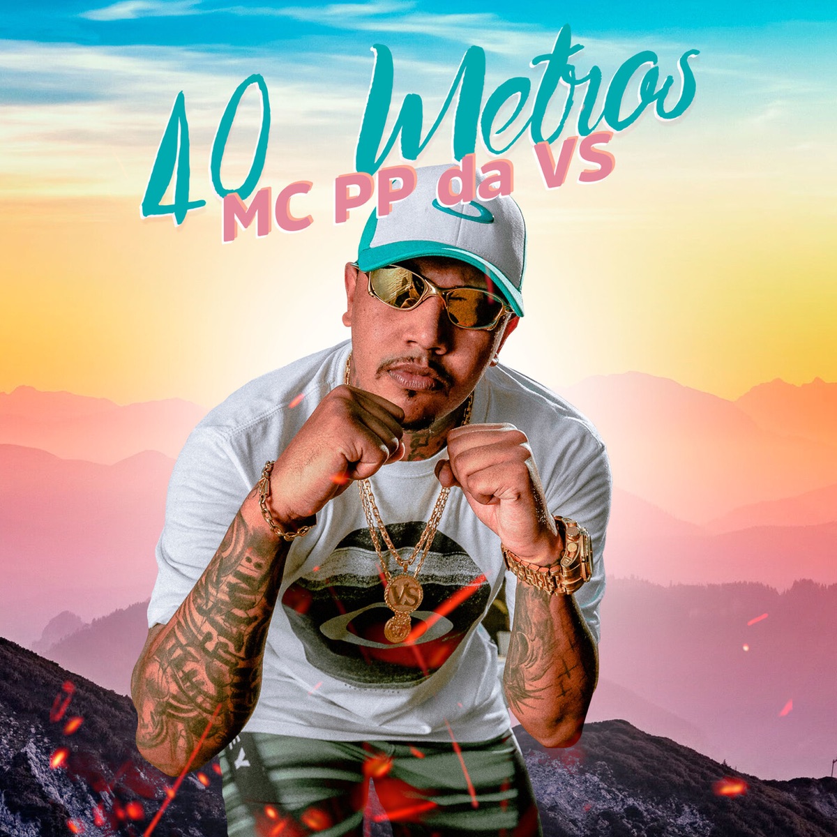 40 Metros - Single by Mc PP da VS album cover