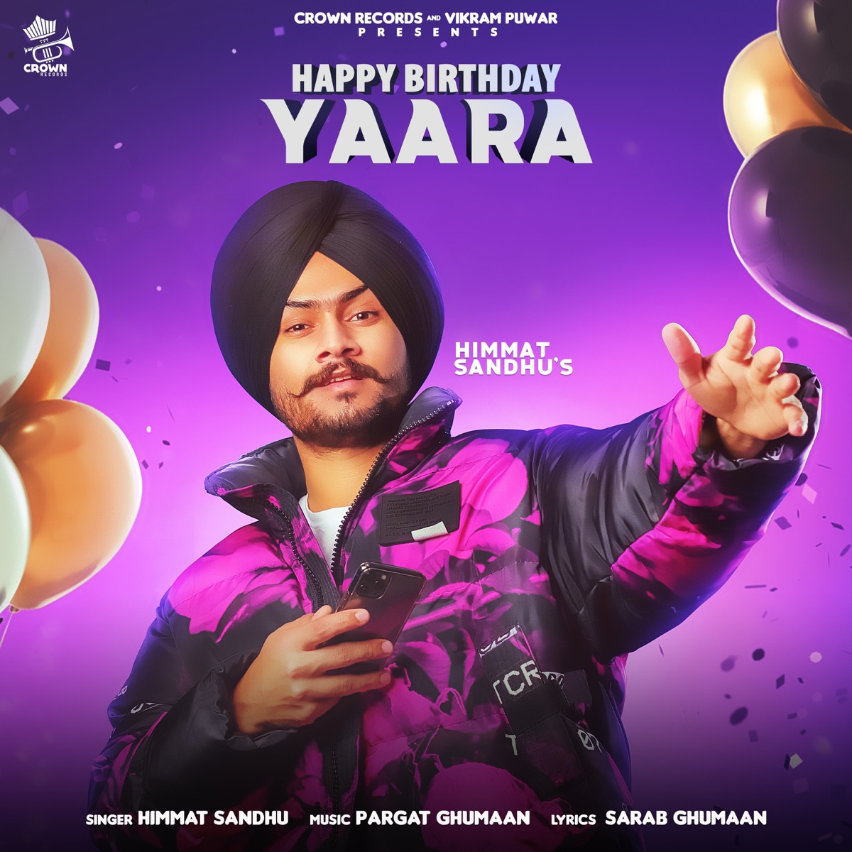 Happy Birthday Yaara - Single by Himmat Sandhu album cover