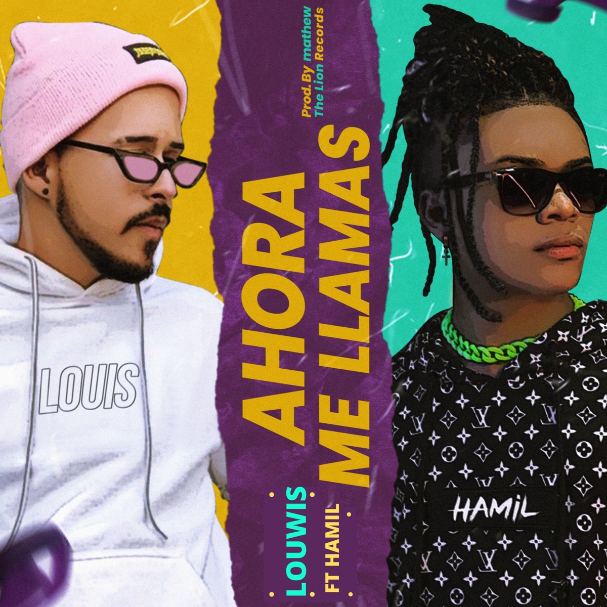 Ahora Me Llamas (feat. Hamil) - Single by Louwis album cover