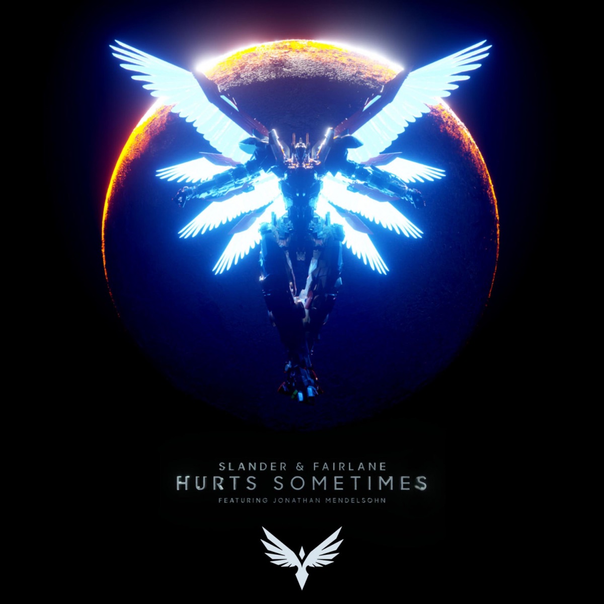 Hurts Sometimes (with Jonathan Mendelsohn) - Single by SLANDER, Fairlane & Jonathan Mendelsohn album cover