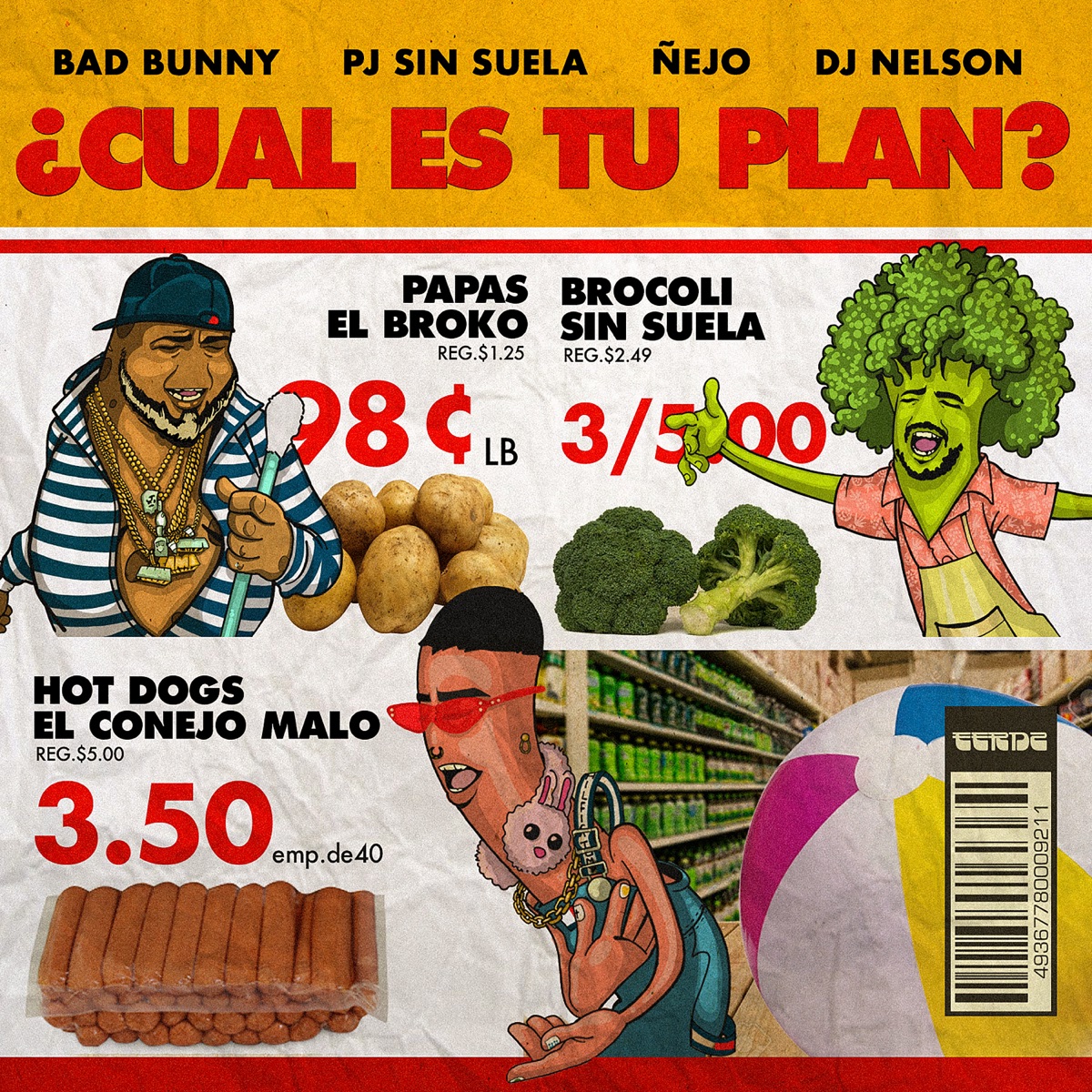 ¿Cuál Es Tu Plan? - Single (feat. DJ Nelson) - Single by Bad Bunny, Ñejo & PJ Sin Suela album cover artwork