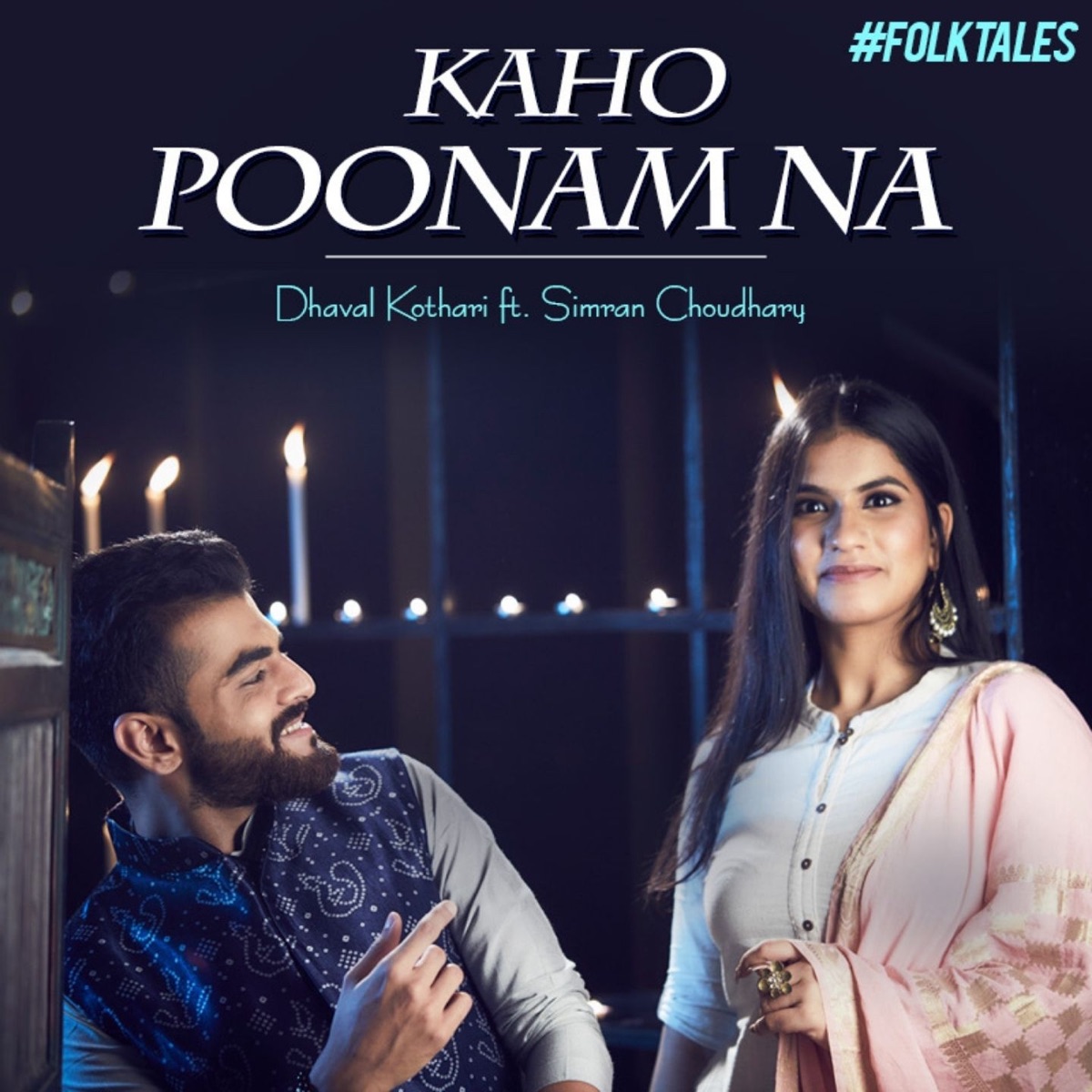 Kaho Poonam Na - Single by Dhaval Kothari & Simran Choudhary album cover