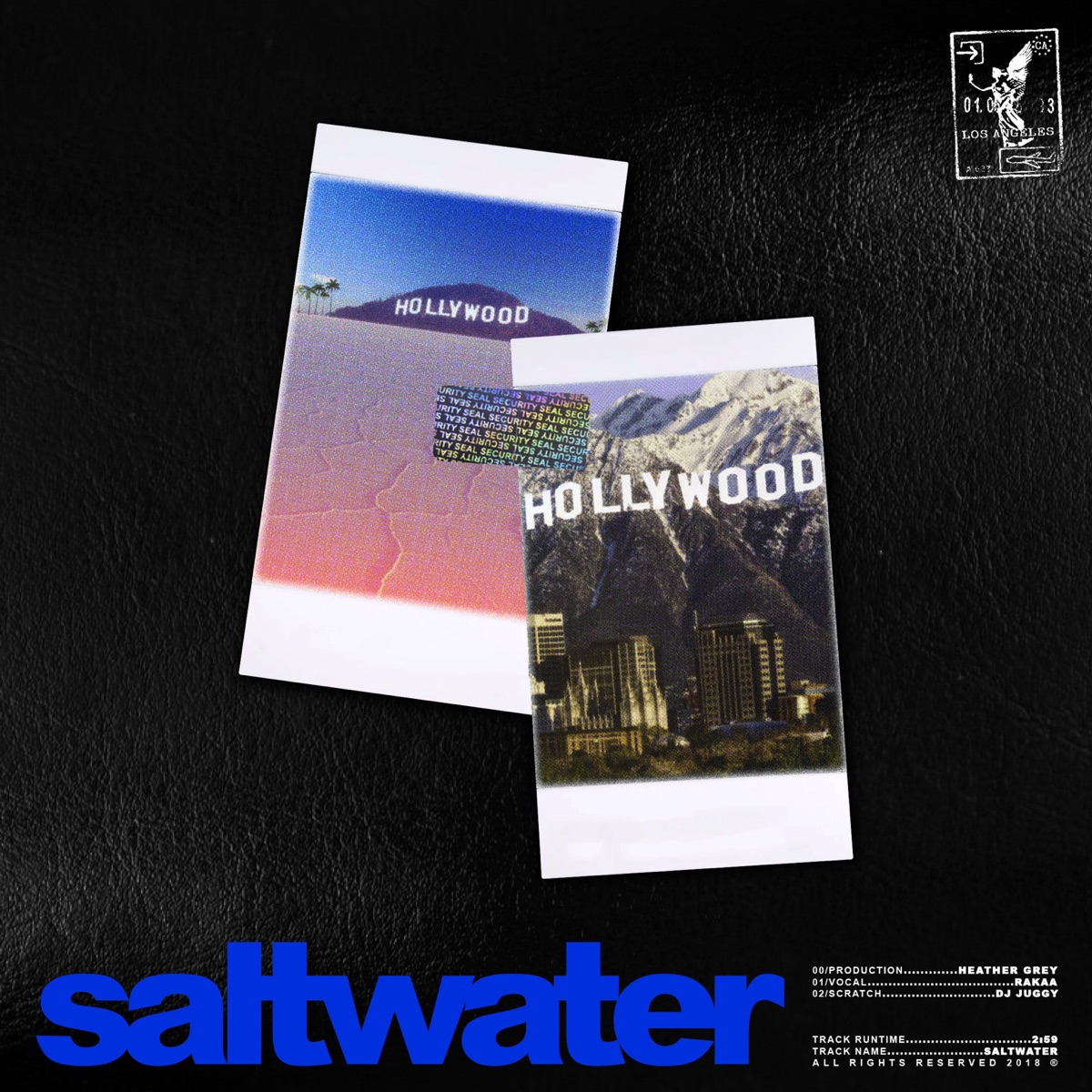 Saltwater (feat. Rakaa & DJ Juggy) - Single by Heather Grey album cover