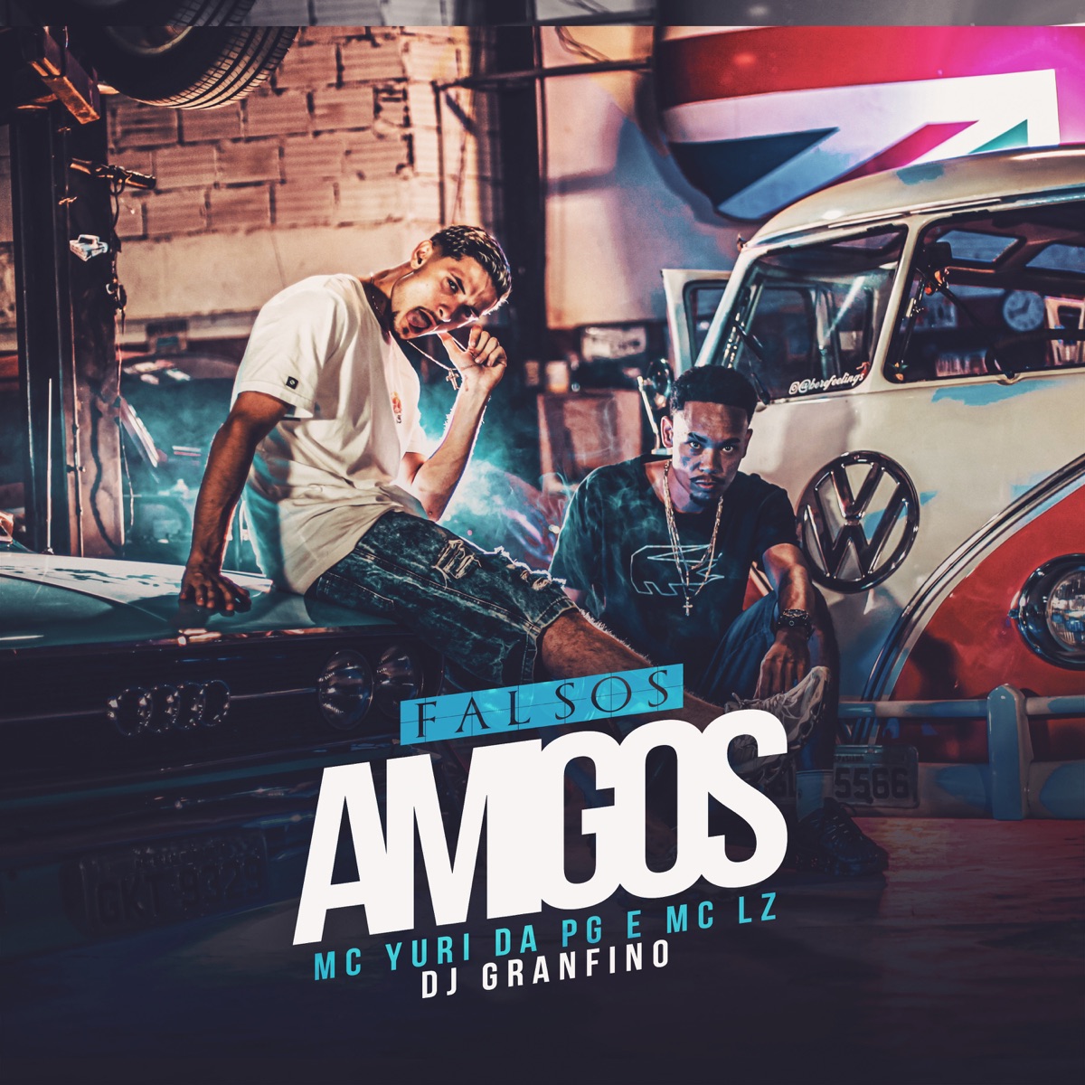 Falsos Amigos - Single by mc yuri da pg, Mc Lz & Dj Granfino album cover