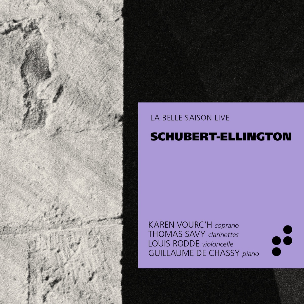 Schubert-Ellington (Live) by Karen Vourc'h, Louis Rodde, Thomas Savy & Guillaume de Chassy album cover