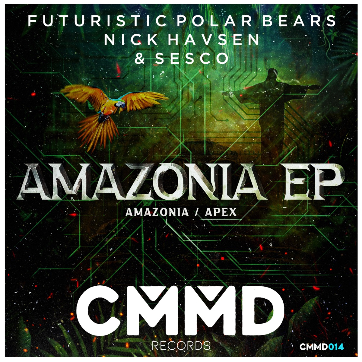 Amazonia - Single by Futuristic Polar Bears, Nick Havsen & Sesco album cover