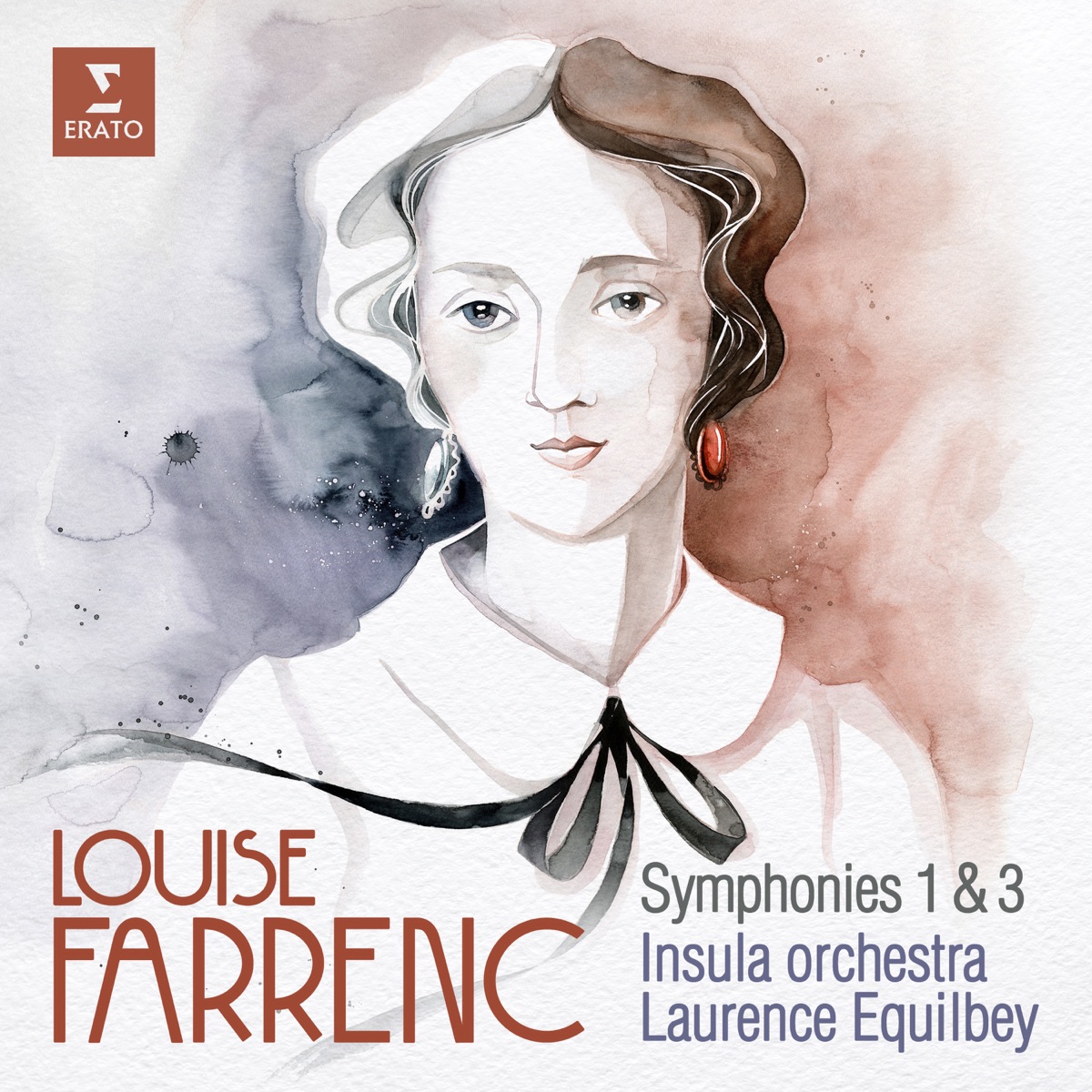 Farrenc: Symphonies Nos. 1 & 3 by Laurence Equilbey & Insula Orchestra album cover