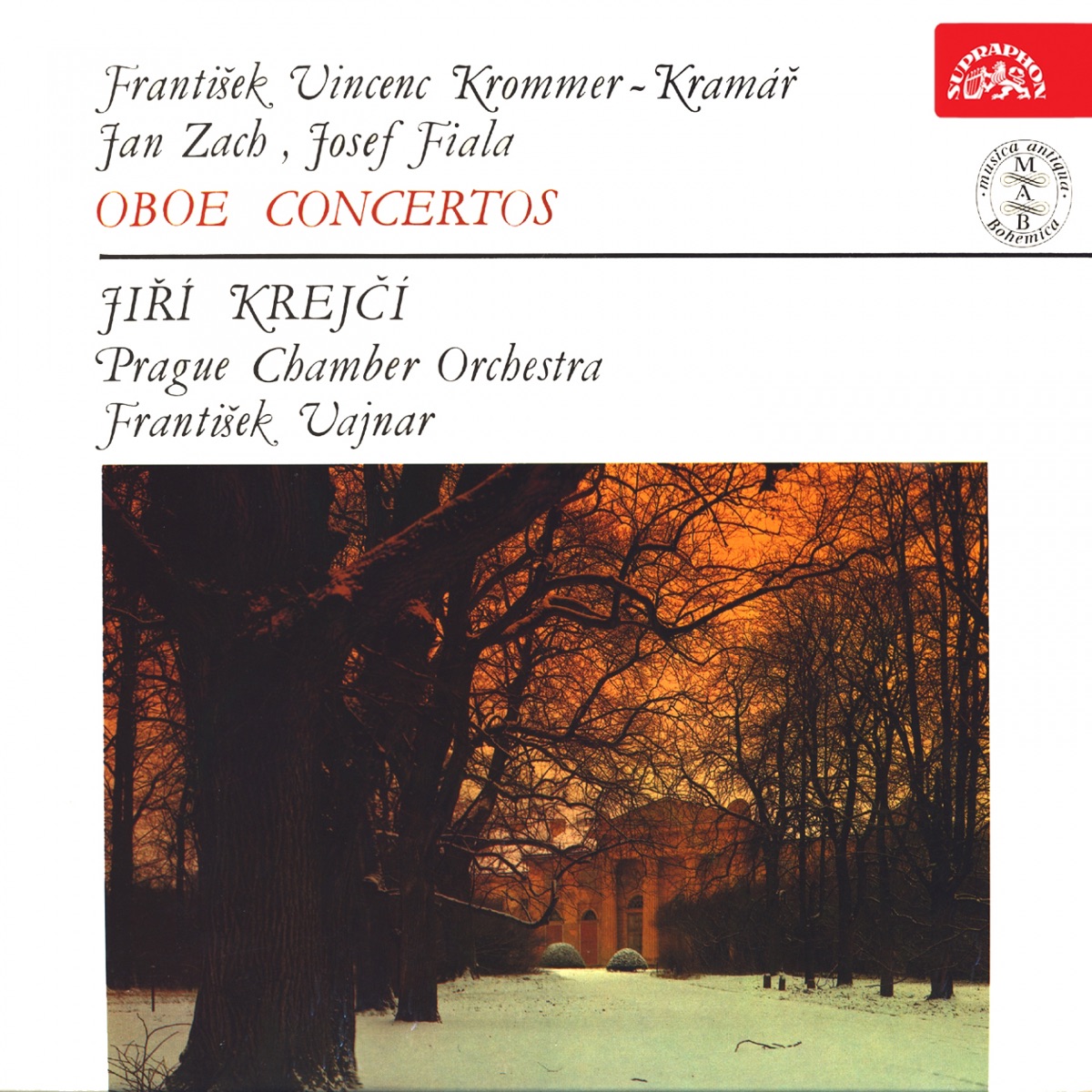 Fiala, Krommer, Zach: Oboe Concertos by Jiri Krejci, Frantisek Vajnar & Prague Chamber Orchestra album cover