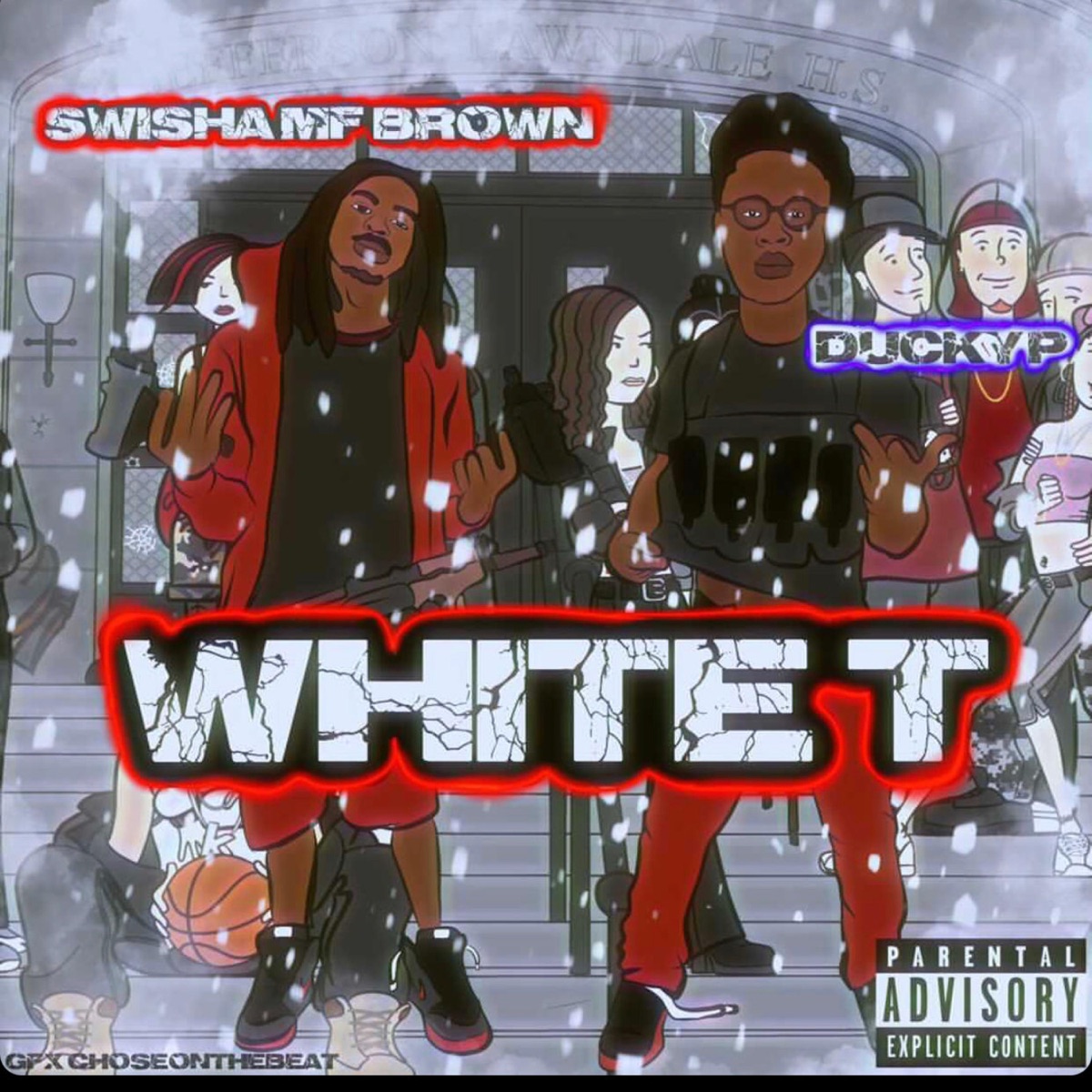 White T (feat. Ducky P) - Single by Swisha MF Brown album cover