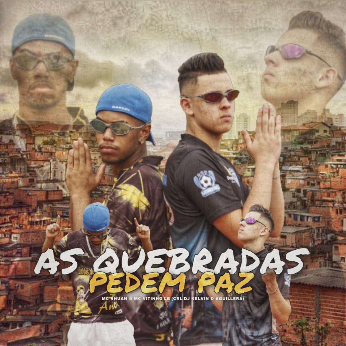 As Quebrada Pedem Paz - Single by MC VITINHO LB, Mc Rhuan & Kongo album cover