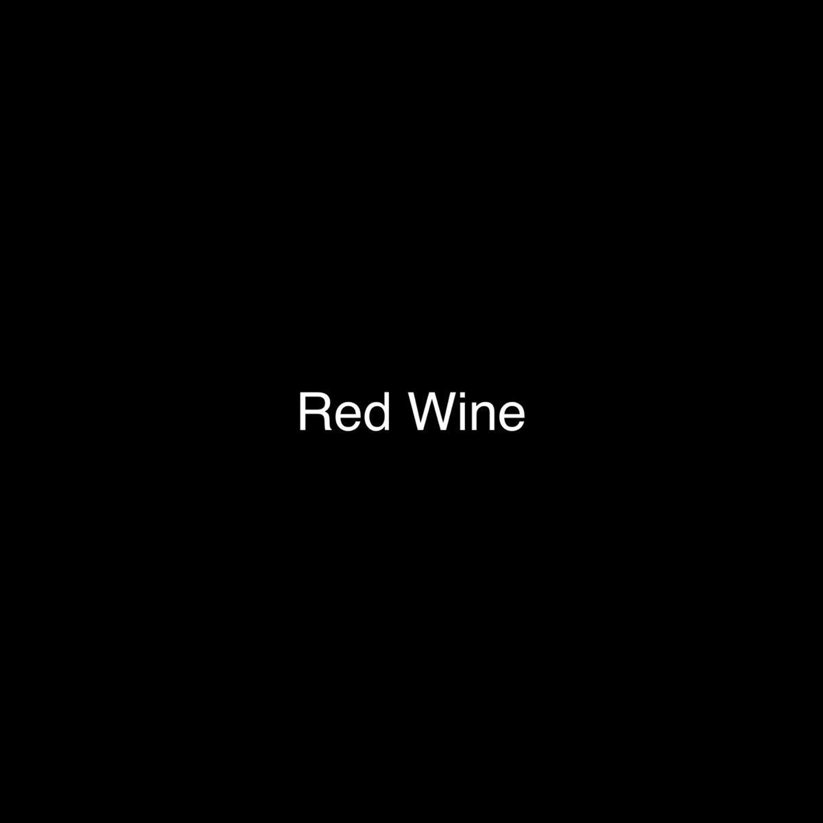 Red Wine - Single by B.S. album cover