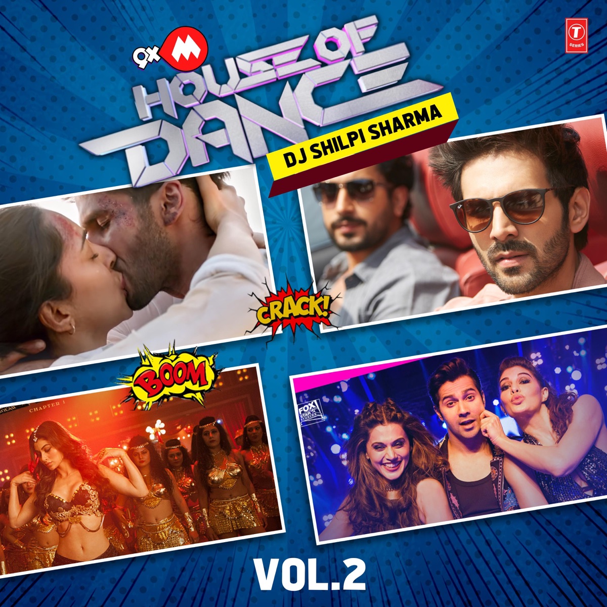 9Xm House of Dance - Vol.2 by Sachet Tandon, Badshah, Kamaal Khan, Mamta Sharma, Guru Randhawa, Neeti Mohan, Bappi Lahiri, Anuradha Paudwal, Dev Negi, Neha Kakkar, Dj Shilpi Sharma, Sachet-Parampara, Sajid-Wajid, Rajat Nagpal, Tanishk Bagchi, Sandeep Shirodkar & Anu Malik album cover