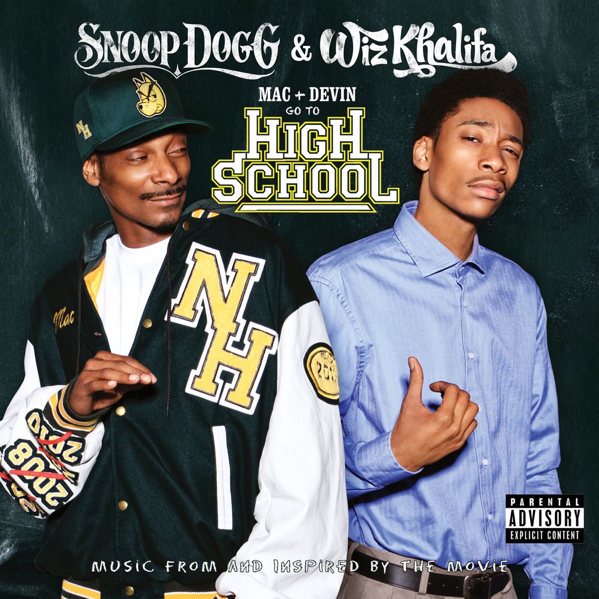 Mac and Devin Go to High School (Music from and Inspired By the Movie) [Deluxe Version] by Snoop Dogg & Wiz Khalifa album cover