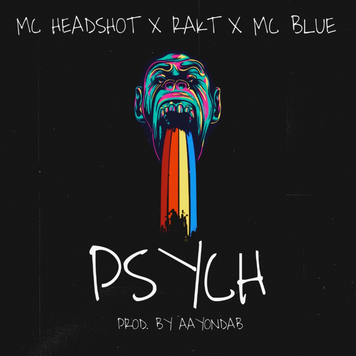 Psych (feat. AayondaB) - Single by MC Headshot, Mc blue & rakt album cover