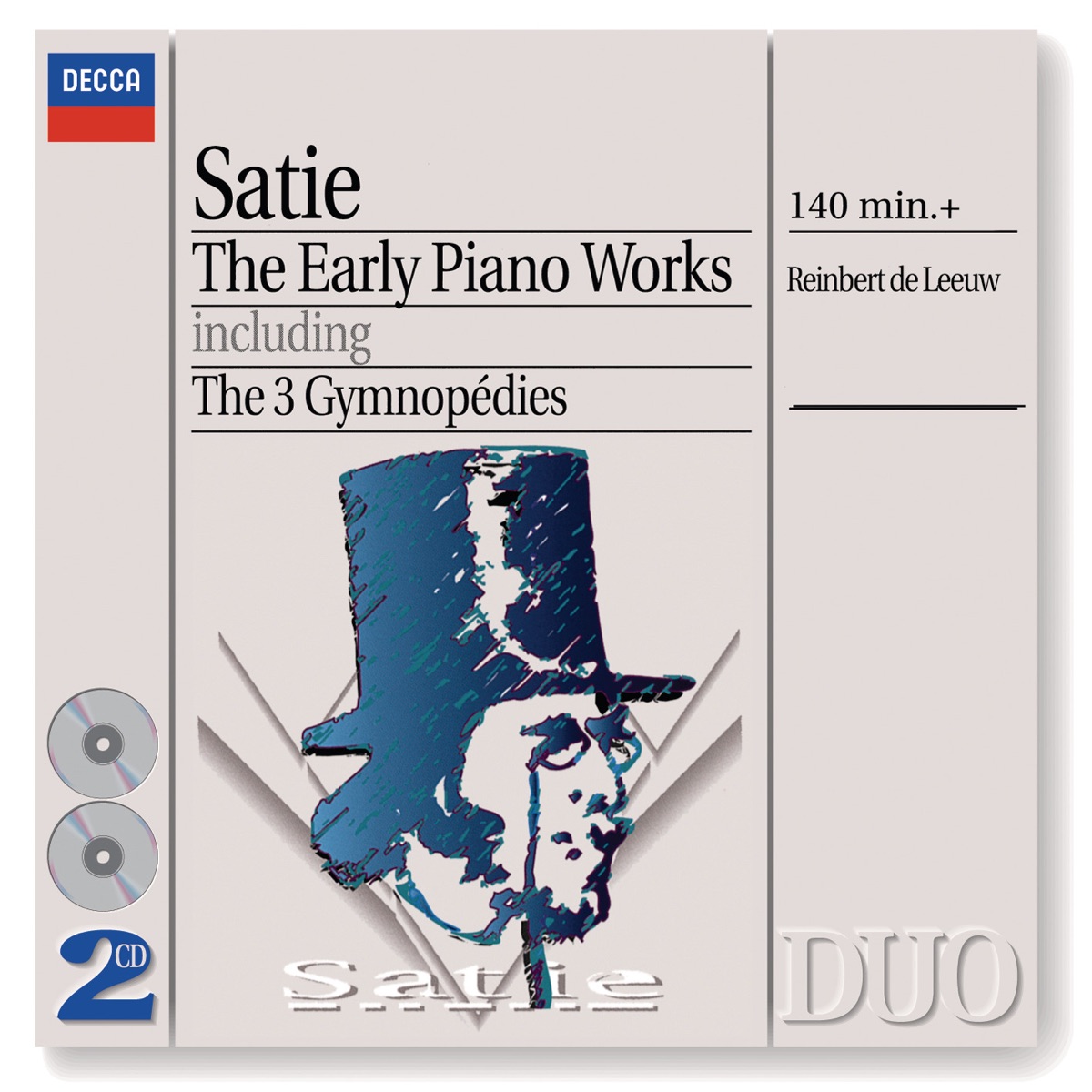 Satie: The Early Piano Works by Reinbert de Leeuw album cover
