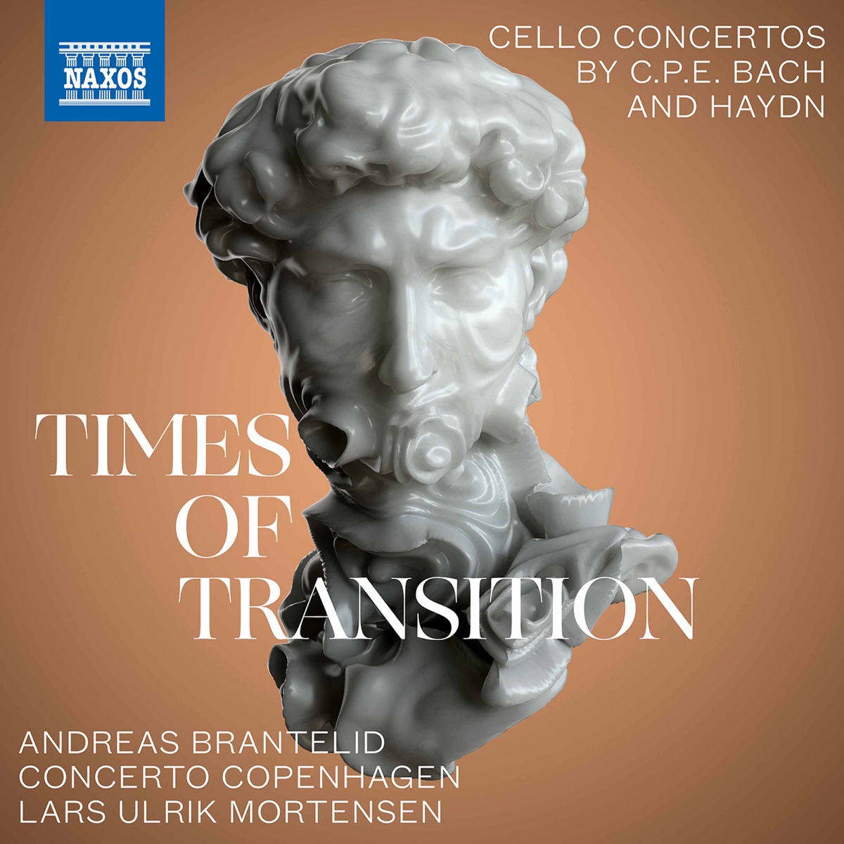 Times of Transition: Cello Concertos by C.P.E. Bach & Haydn by Andreas Brantelid, Concerto Copenhagen & Lars Ulrik Mortensen album cover