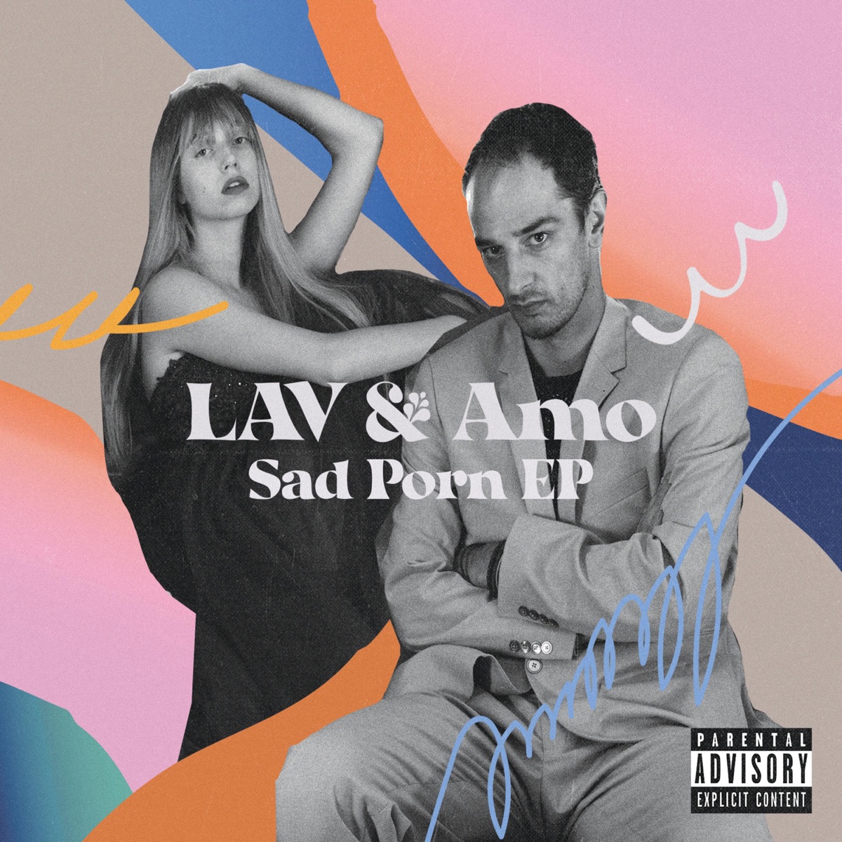 Sad Porn EP by LAV & Amo Socialec album cover