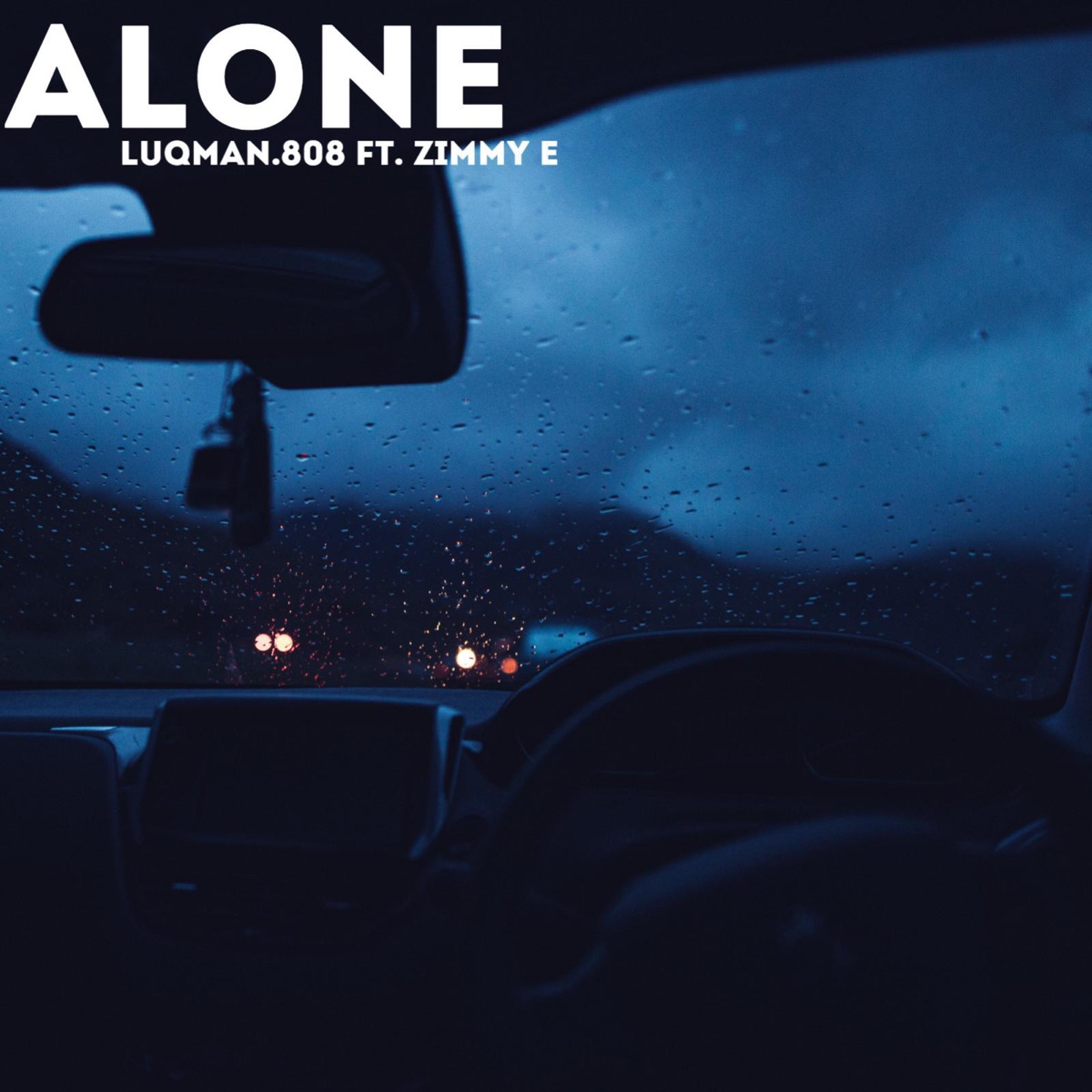 Alone (feat. Zimmy E) - Single by Luqman.808 album cover
