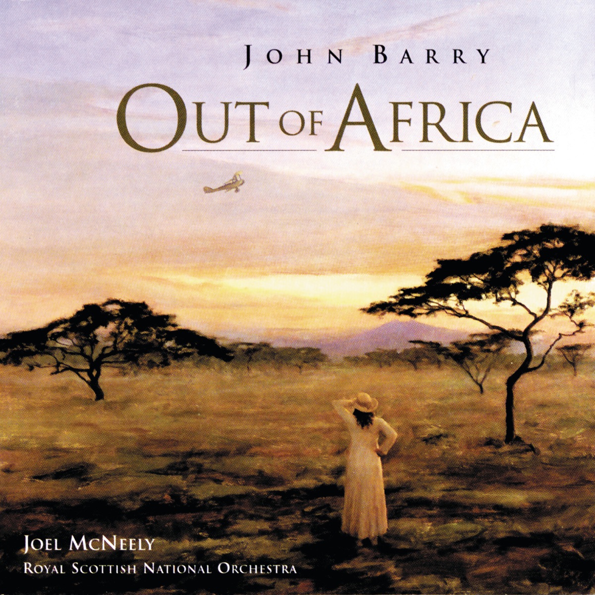 Out of Africa by John Barry, Royal Scottish National Orchestra & Joel McNeely album cover