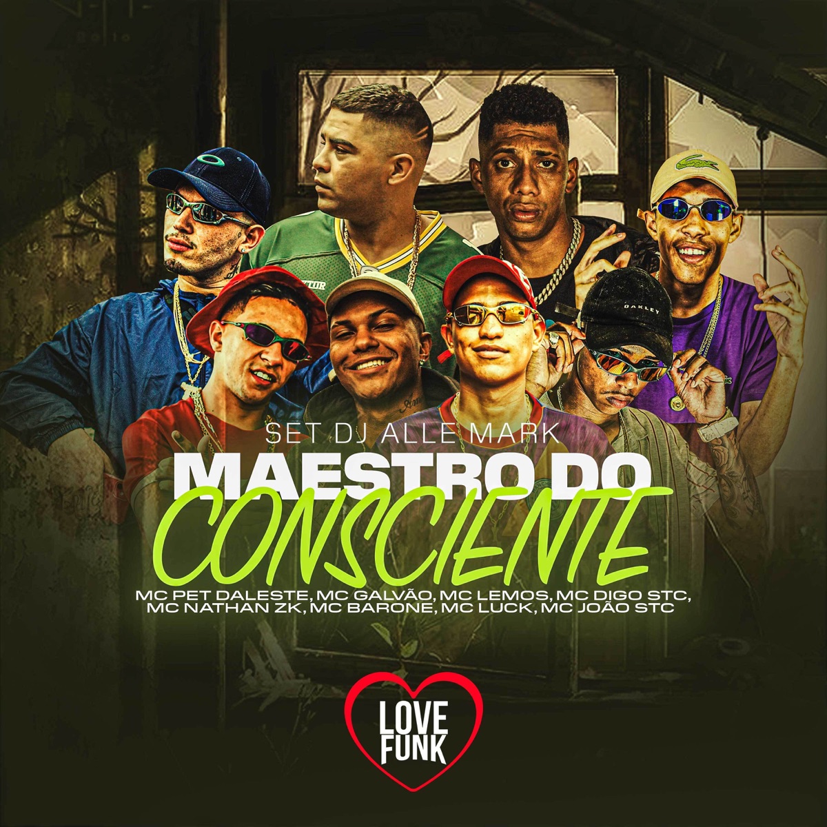 Set Dj Alle Mark (Maestro do Consciente) [feat. Mc Barone, MC Joao STC, Mc Nathan ZK, Mc Digo STC, Mc Galvão & MC Pet Daleste] - Single by dj Alle Mark, Mc Luck & MC Lemos album cover