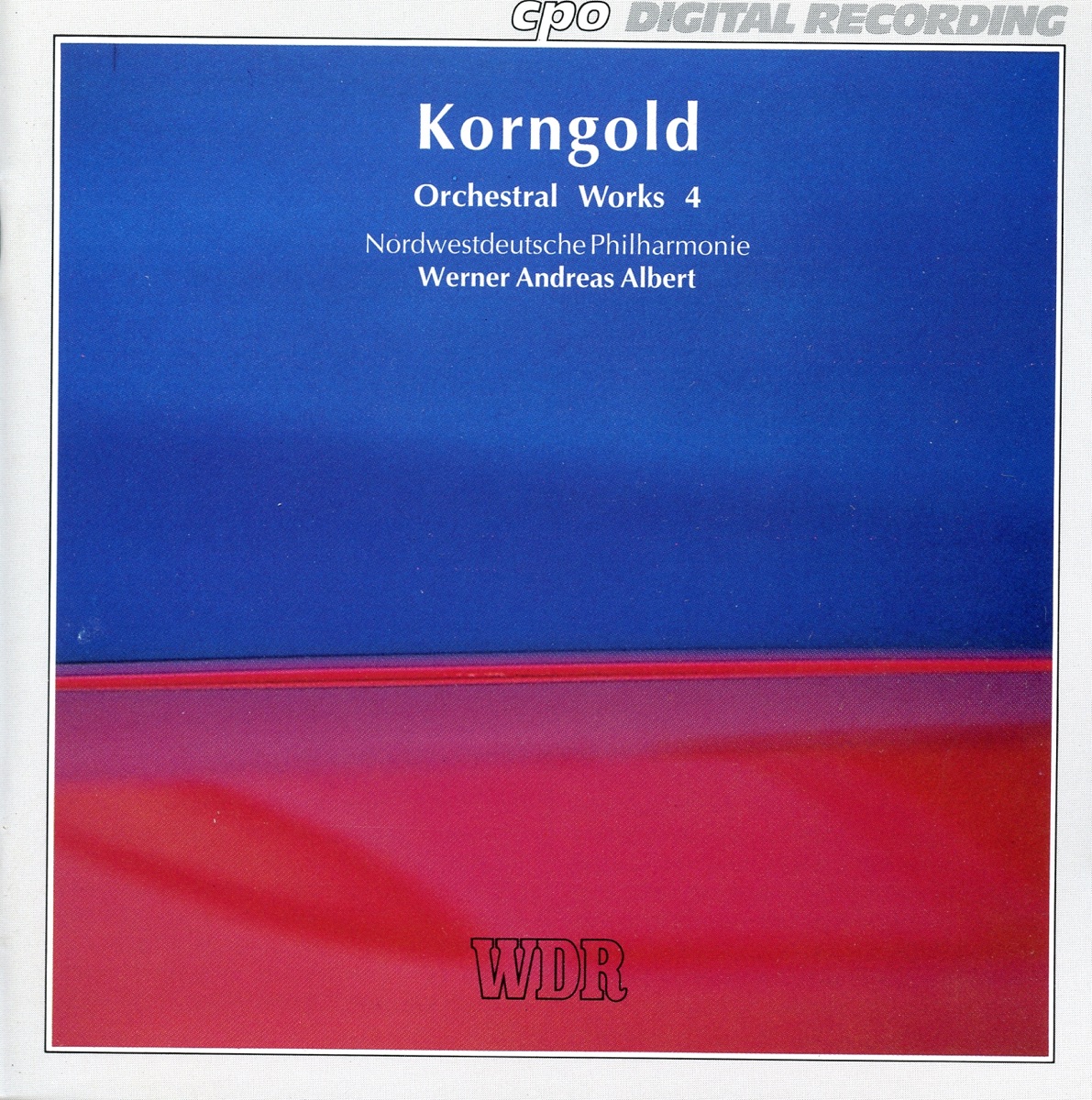 Korngold: Orchestral Works, Vol. 4 by Nordwestdeutsche Philharmonie album cover