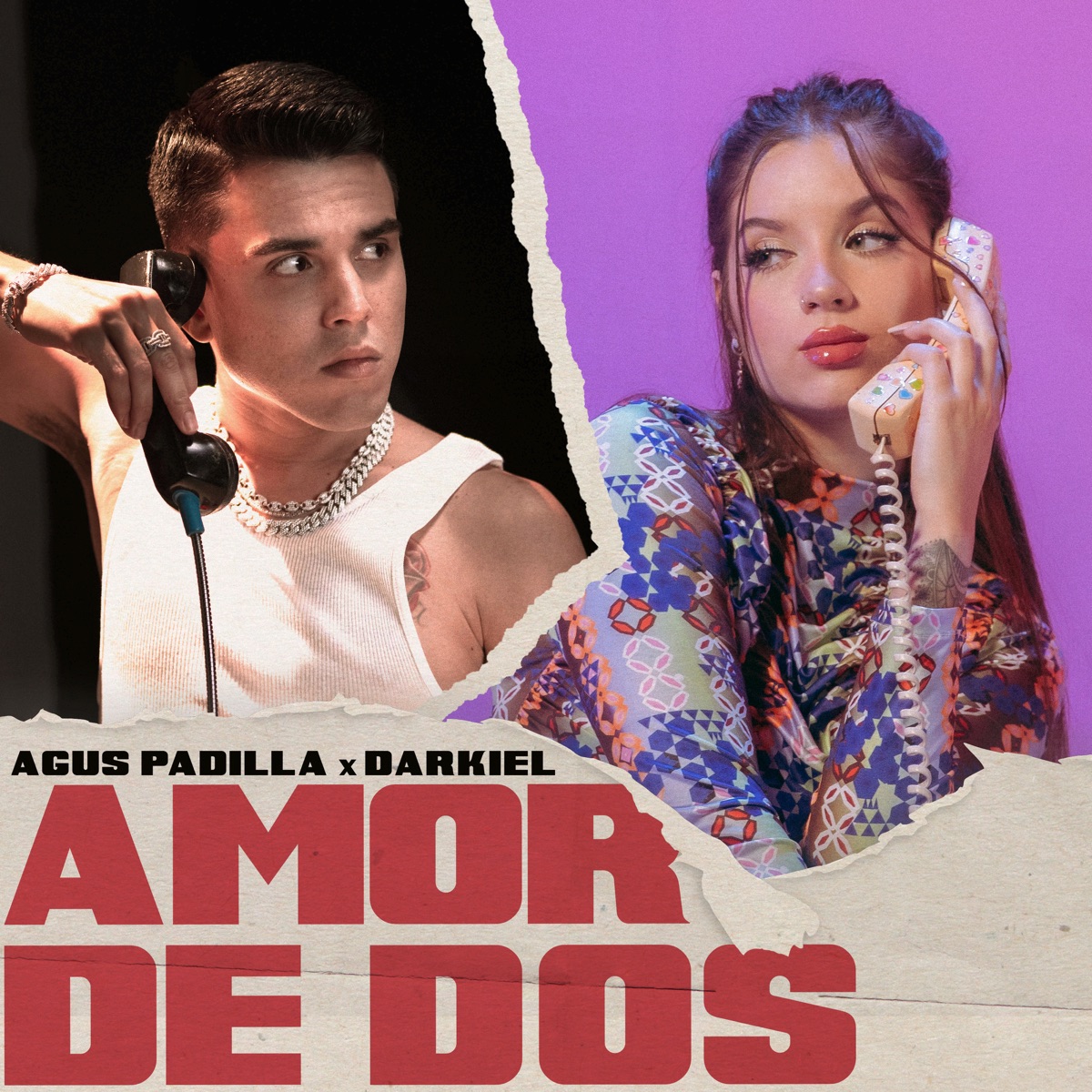 Amor de Dos - Single by Agus Padilla & Darkiel album cover