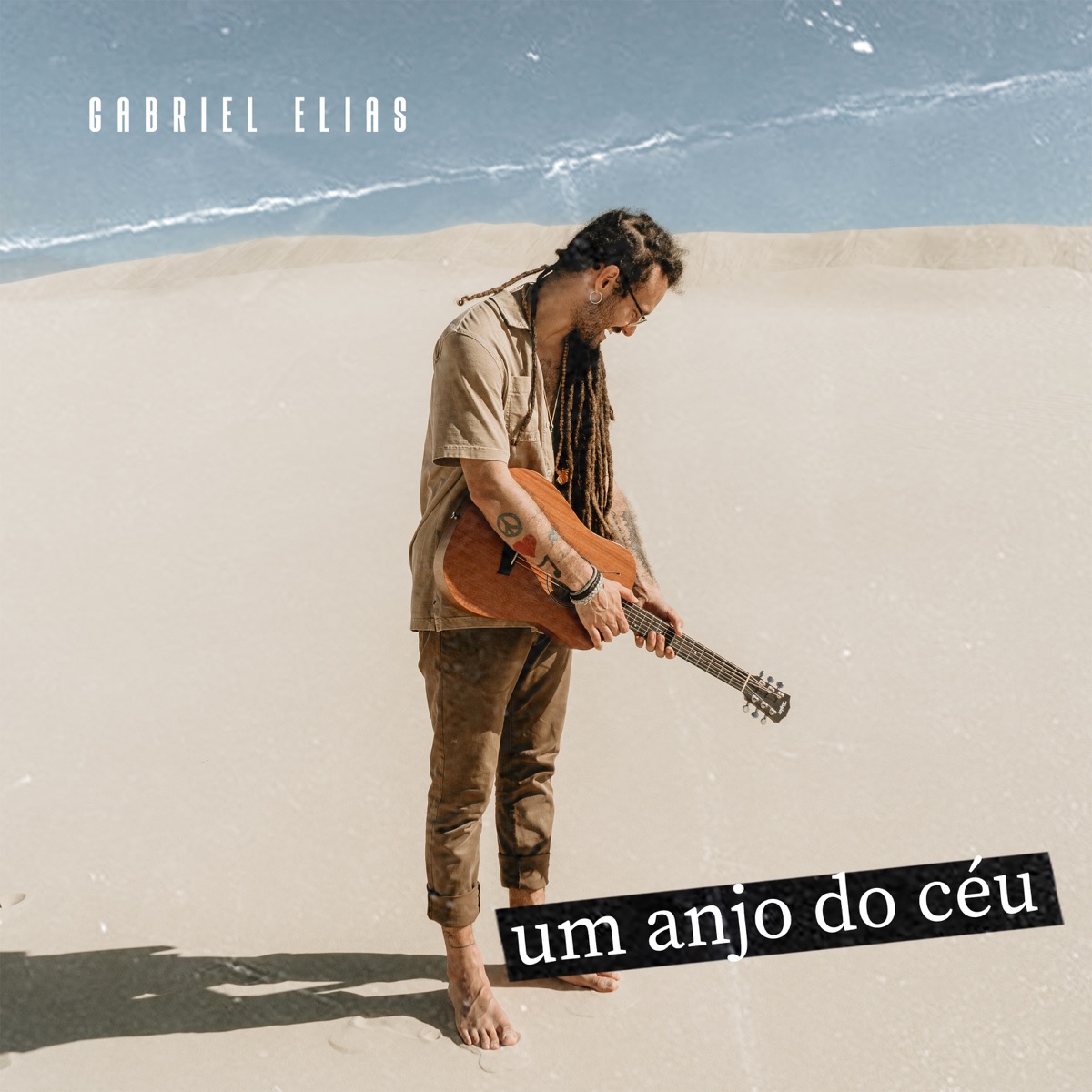 Um Anjo do Céu (Acústico) - Single by Gabriel Elias album cover