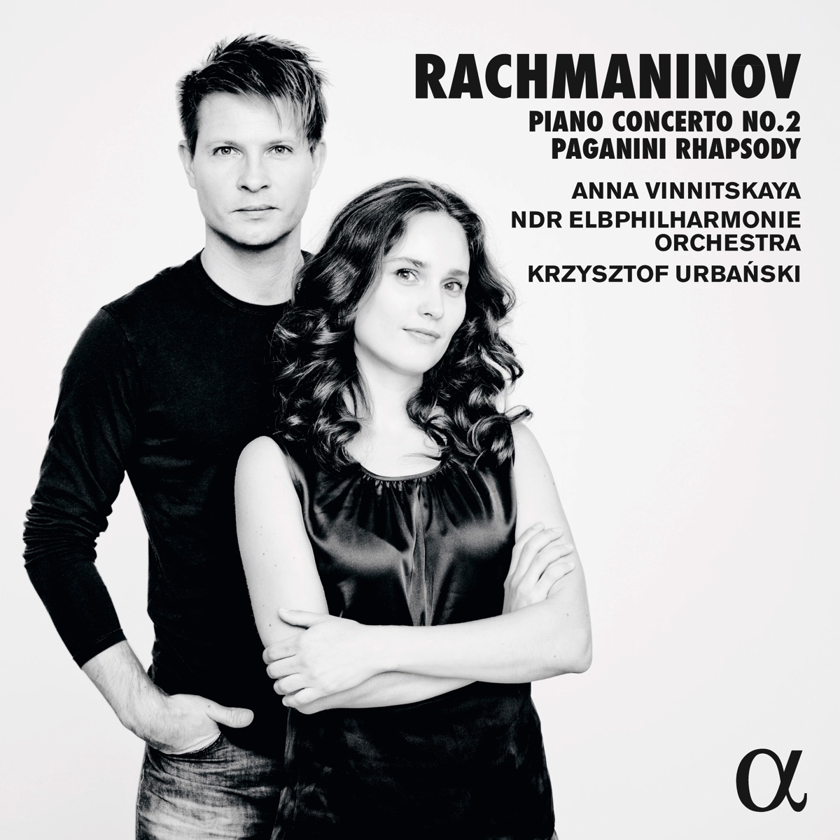 Rachmaninov: Piano Concerto No. 2 in C Minor, Op. 18 & Rhapsody on a Theme of Paganini by Anna Vinnitskaya, NDR Elbphilharmonie Orchester & Krzysztof Urbański album cover