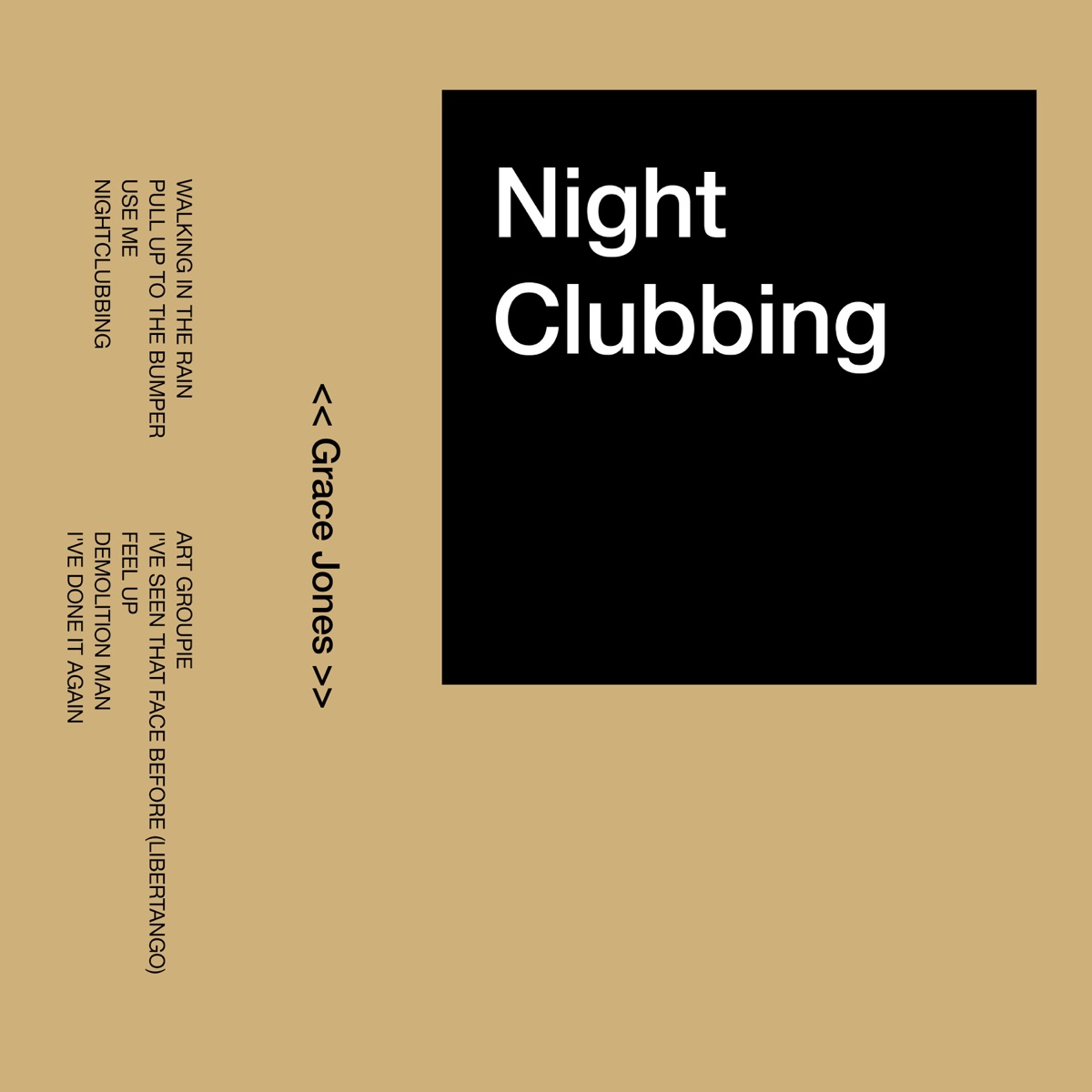 Nightclubbing by Grace Jones album cover