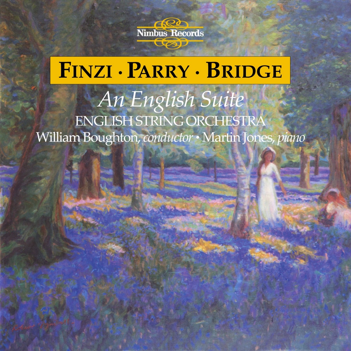 Finzi, Parry & Bridge: An English Suite by English String Orchestra, William Boughton & Martin Jones album cover