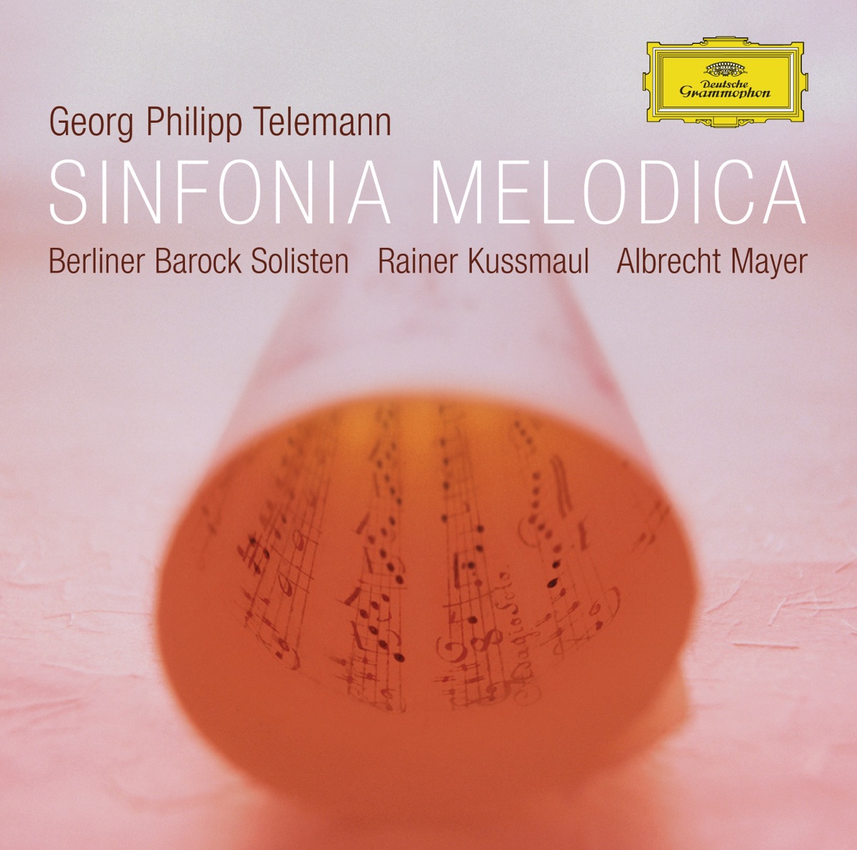 Sinfonia Melodica - Works By Telemann by Berliner Barock Solisten & Rainer Kussmaul album cover