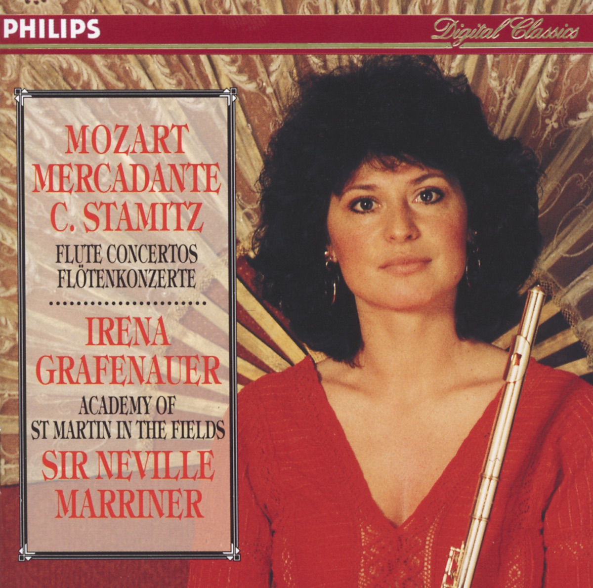 Flute Concertos by Irena Grafenauer, Academy of St Martin in the Fields & Sir Neville Marriner album cover