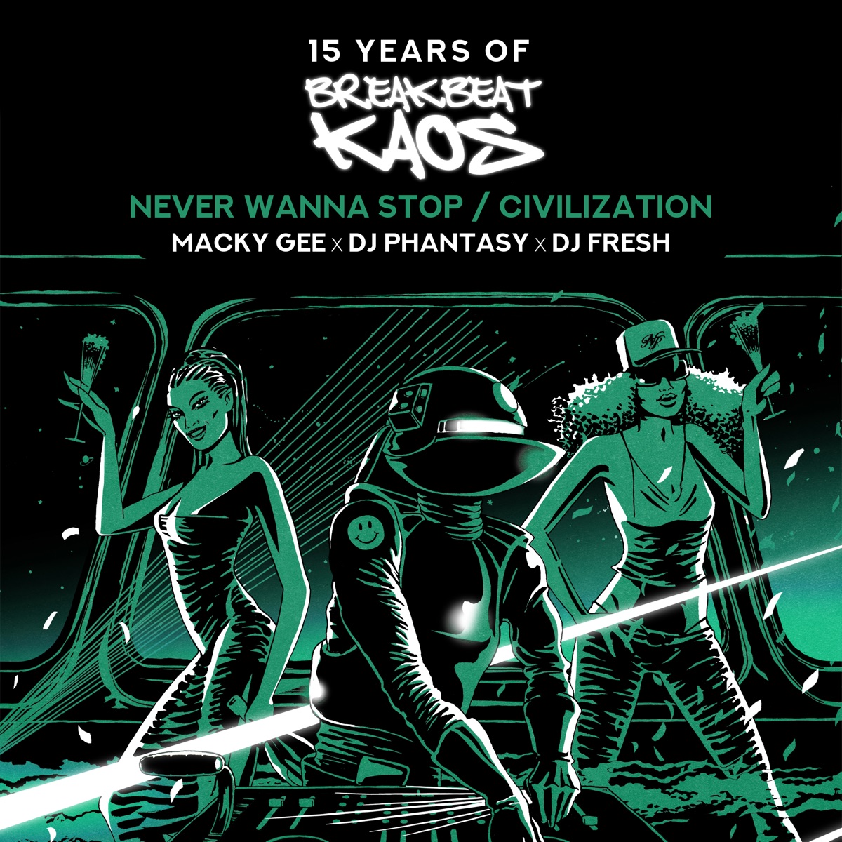 Never Wanna Stop / Civilization - Single by Macky Gee, DJ Phantasy & DJ Fresh album cover