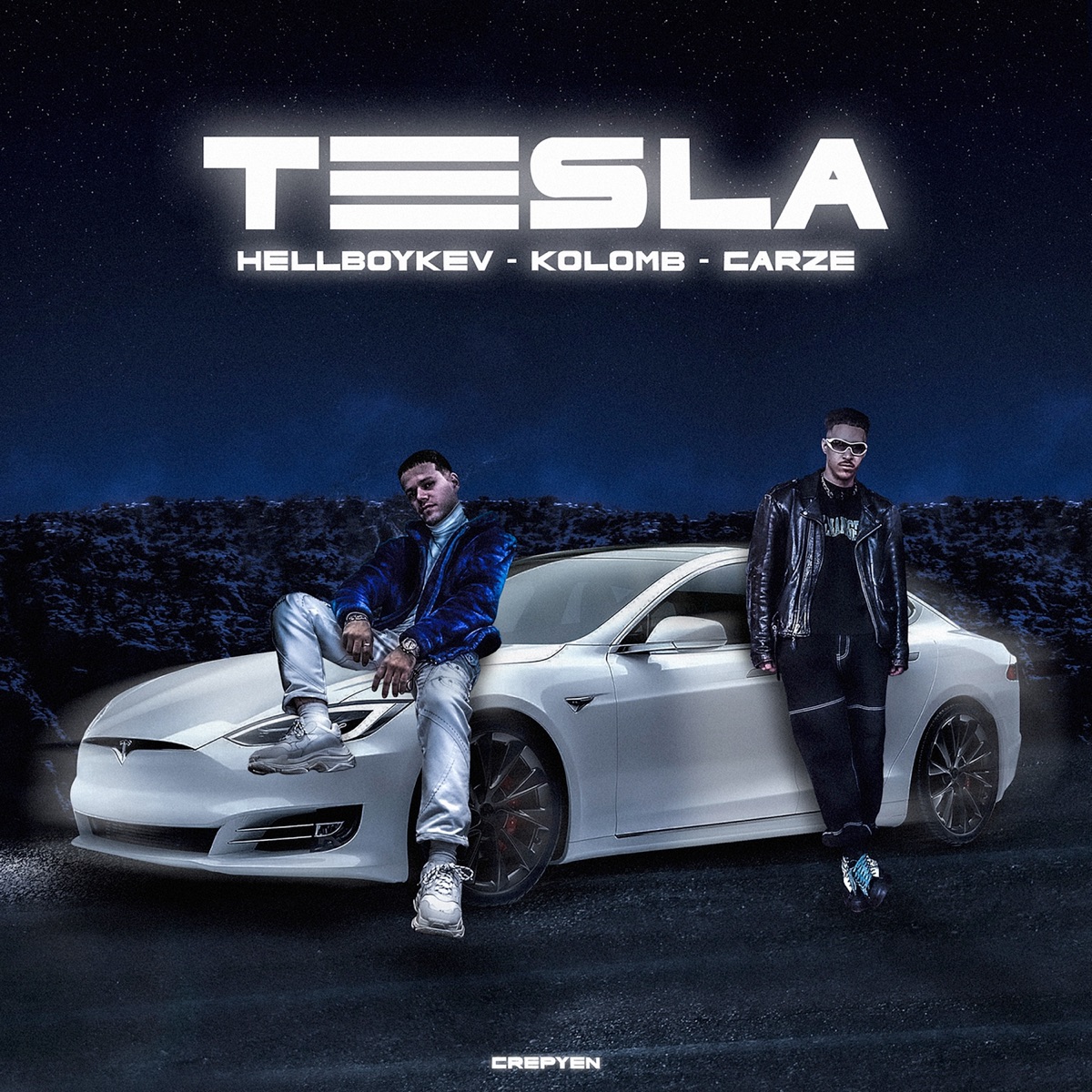 Tesla - Single by HellBoyKEV, KolomB & Carzé album cover