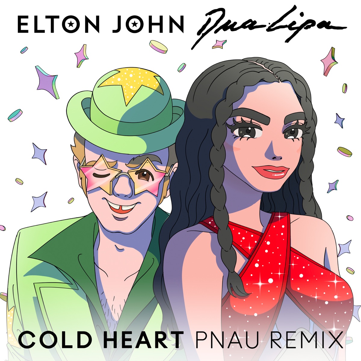 Cold Heart (PNAU Remix) - Single by Elton John & Dua Lipa album cover