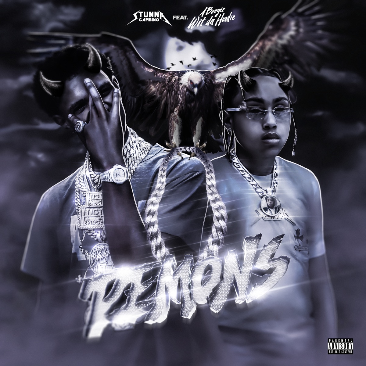 Demons (feat. A Boogie wit da Hoodie) - Single by Stunna Gambino album cover artwork