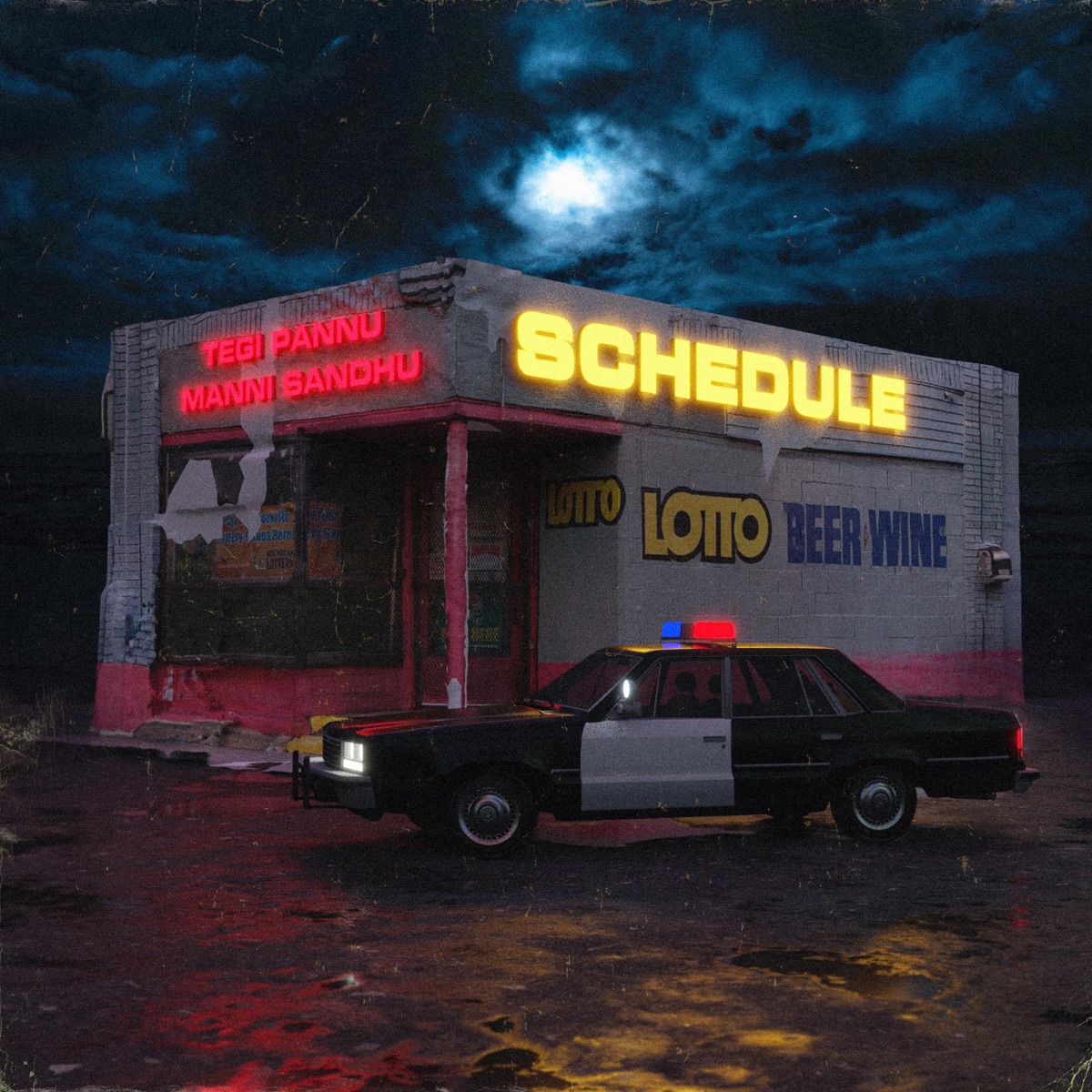 Schedule - Single by Tegi Pannu & Manni Sandhu album cover
