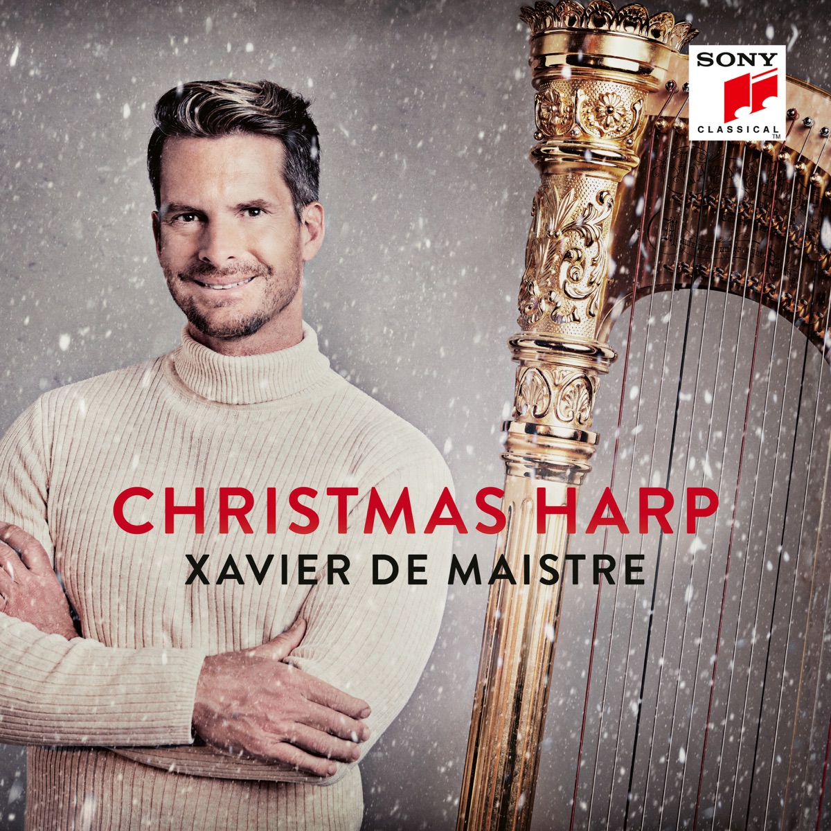 Christmas Harp by Xavier de Maistre album cover