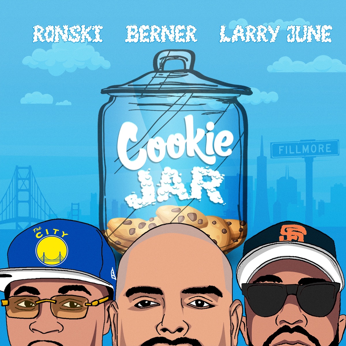 Cookie Jar - Single by Ronski, Larry June & Berner album cover artwork