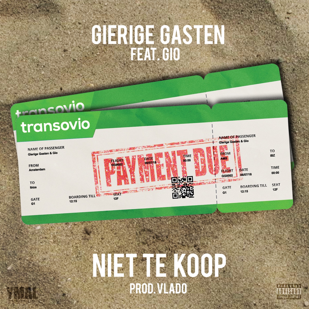 NIET TE KOOP (feat. Gio) - Single by Gierige Gasten album cover