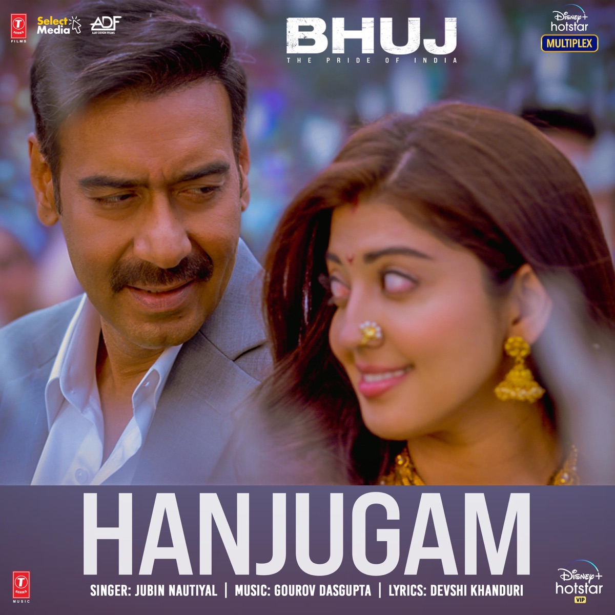 Hanjugam (From "Bhuj the Pride of India") - Single by Jubin Nautiyal & Gourov Dasgupta album cover