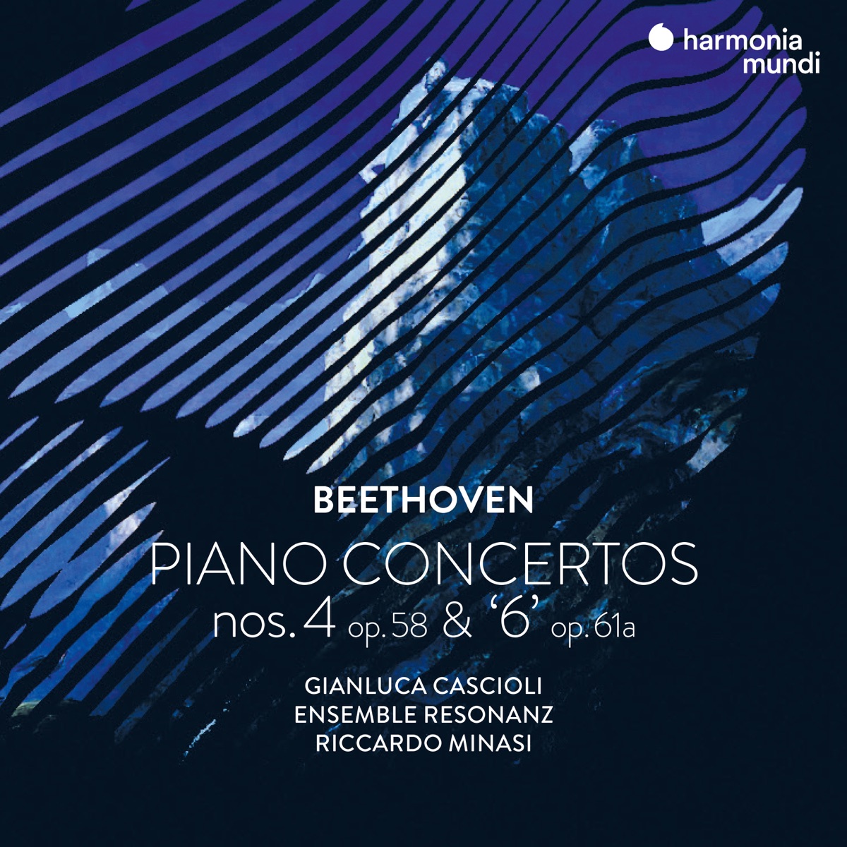 Beethoven: Piano Concertos Nos. 4, Op. 58 & "6", Op. 61a by Gianluca Cascioli, Ensemble Resonanz & Riccardo Minasi album cover