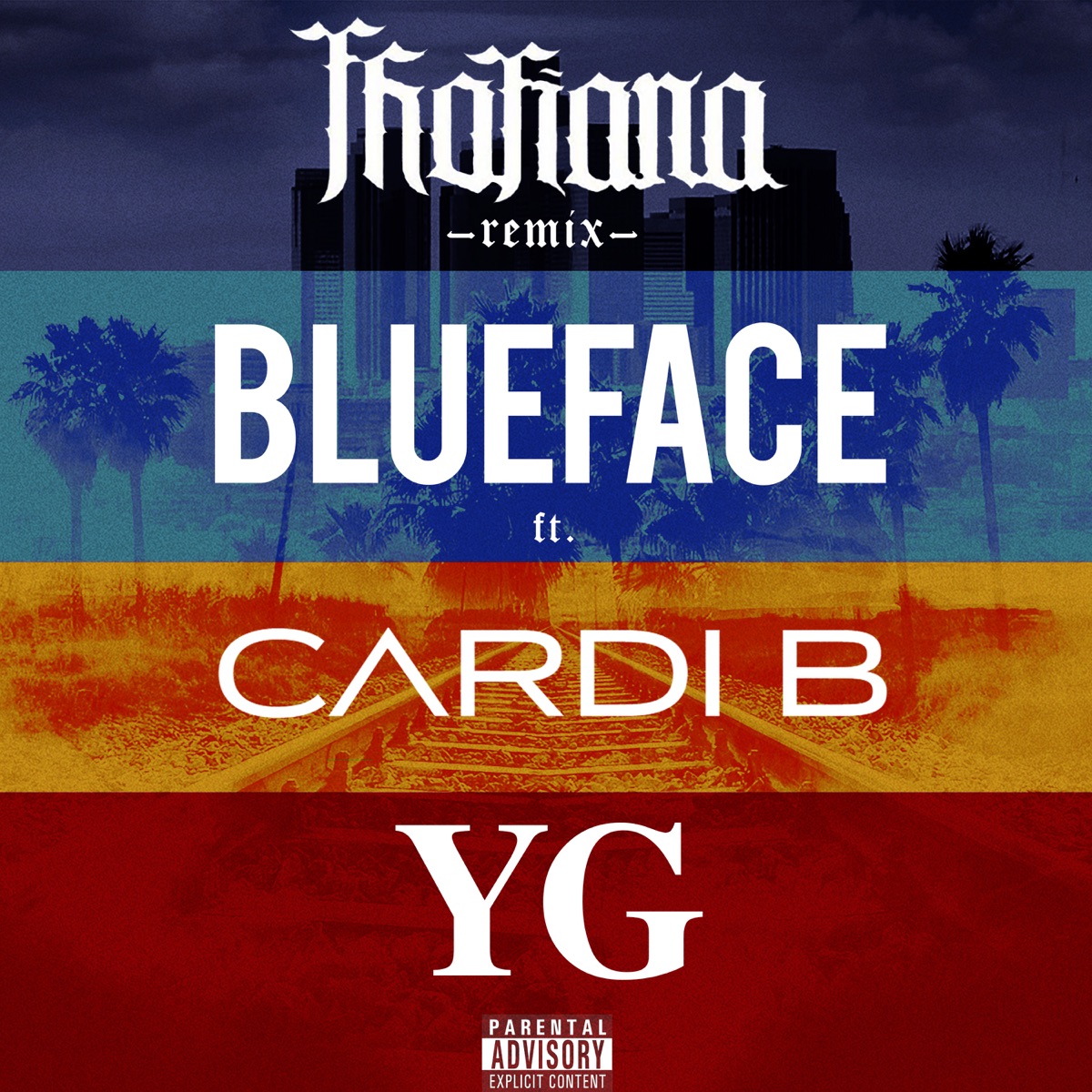 Thotiana (Remix) [feat. Cardi B & YG] - Single by Blueface album cover