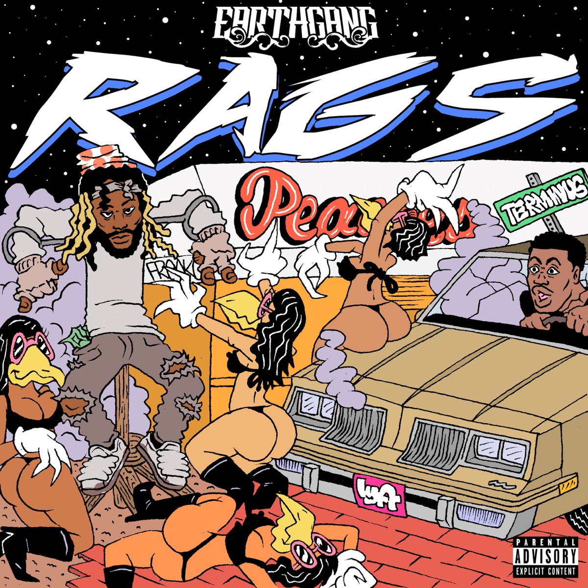 Rags - EP by EARTHGANG album cover