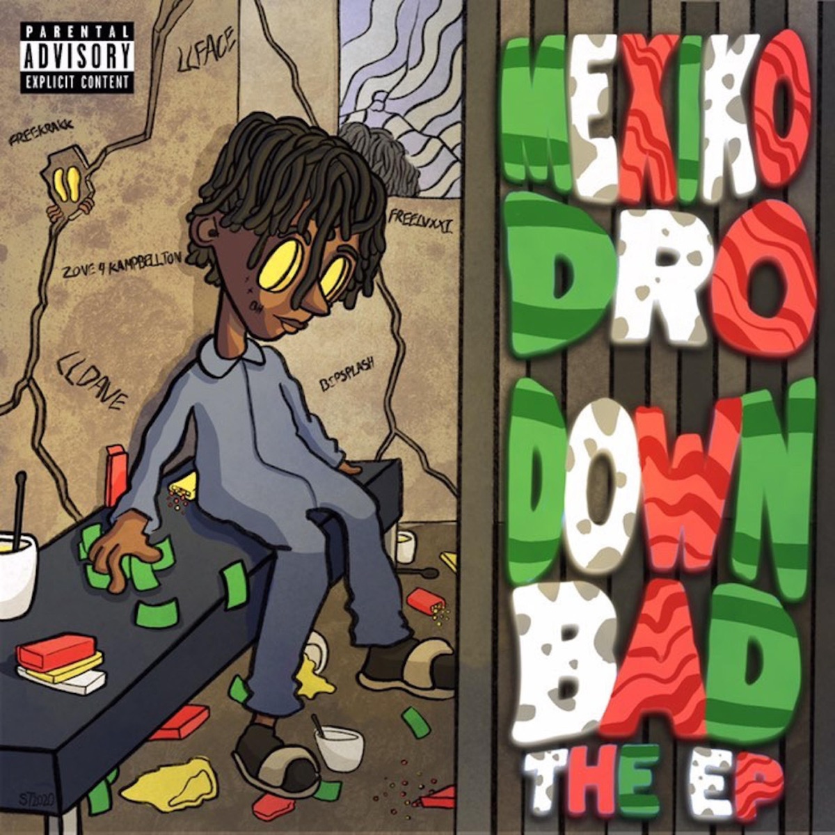 Down Bad the Ep by MexikoDro album cover