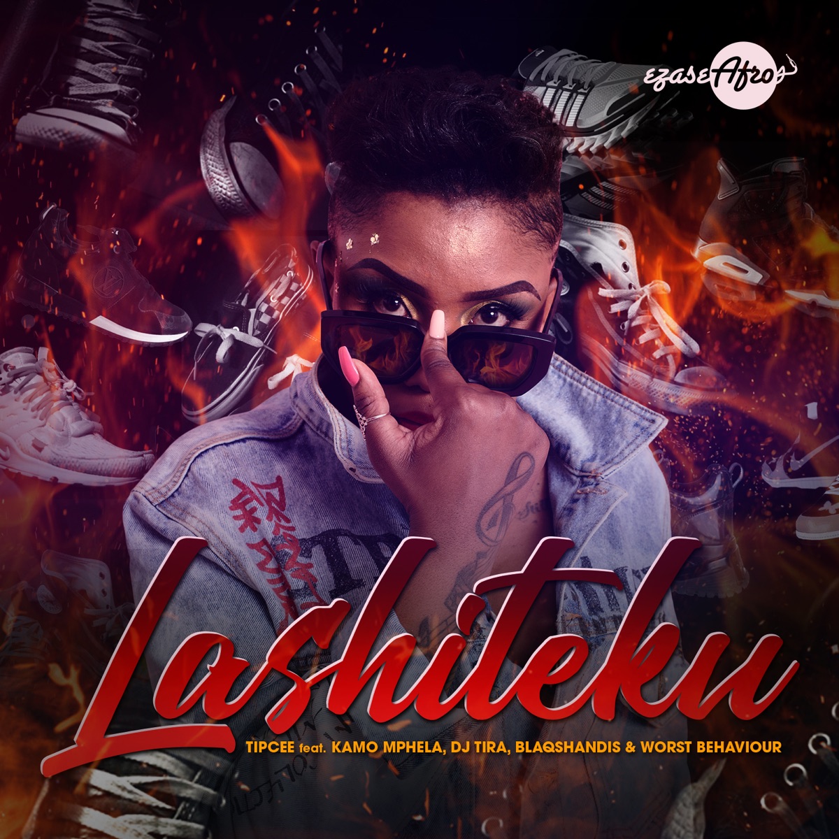 Lashiteku (feat. Kamo Mphela, DJ Tira, Blaqshandis & Worst Behaviour) - Single by Tipcee album cover