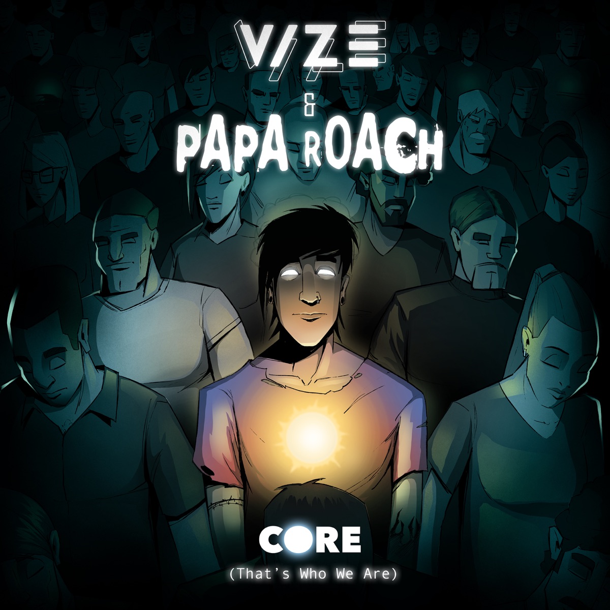 Core (That's Who We Are) - Single by VIZE & Papa Roach album cover