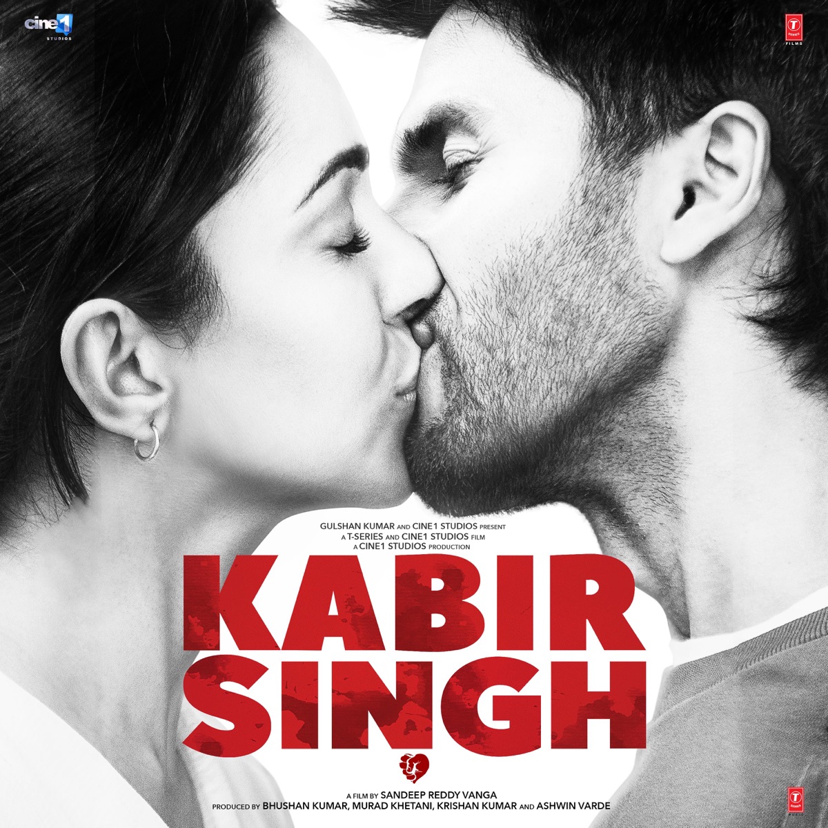 Kabir Singh (Original Motion Picture Soundtrack) by Sachet-Parampara, Vishal Mishra, Mithoon, Akhil Sachdeva & Amaal Mallik album cover